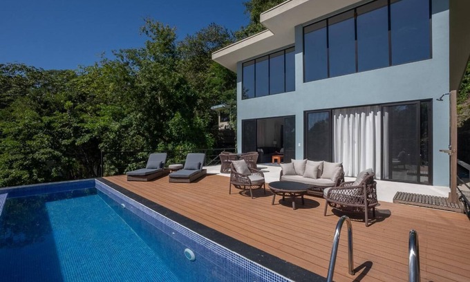 Paquera Villa | Luxury Beachside Villa in a Private Gated Community – Walk to the Ocean!