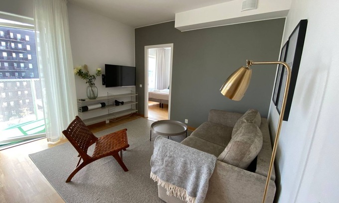 Hallonbergen Apartment | Elegant Two-Room Business Apartments with Kitchen & Breakfast