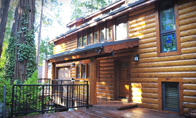 Lake Arrowhead House | Unforgettable Cabin Getaway with Lake View & Spa Amenities