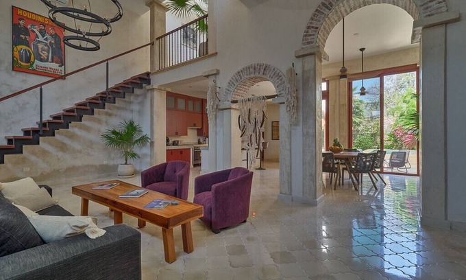 Barrio de Santiago House | Guest Rated 10/10: Casa Lourdes with Ocean View in Merida