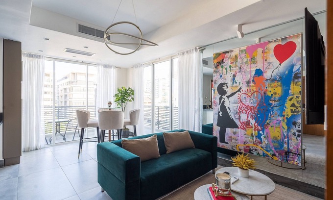 Evaristo Morales Condo | Elegant City Center Retreat with Pool and Spa Amenities