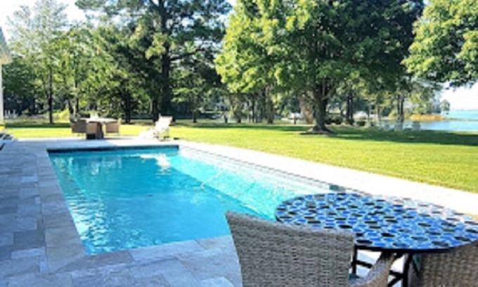 St. Michaels Other | Elegant Coastal Farmhouse with Heated Pool & Waterfront Views