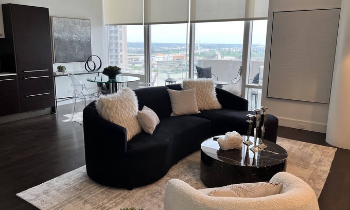 Uptown Condo | Luxury condo in Victory Park, walk to American Airlines, restaurants, shops
