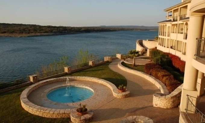 Highland Lake Estates Villa | Escape to a Private Island Condo with Lake Views & Spa