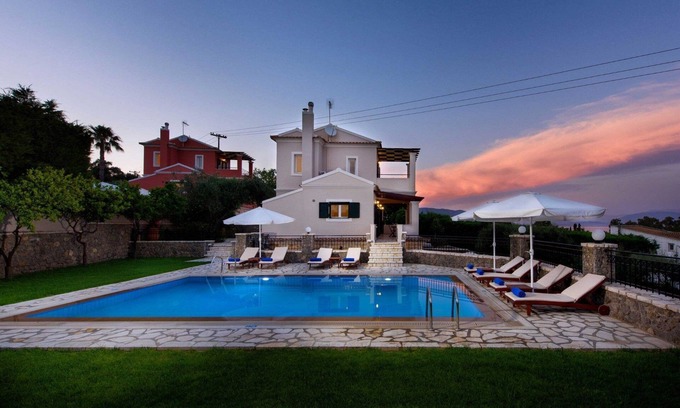 Dassia Villa | Elegant Villa Jasmine in Corfu with Private Pool & Amenities