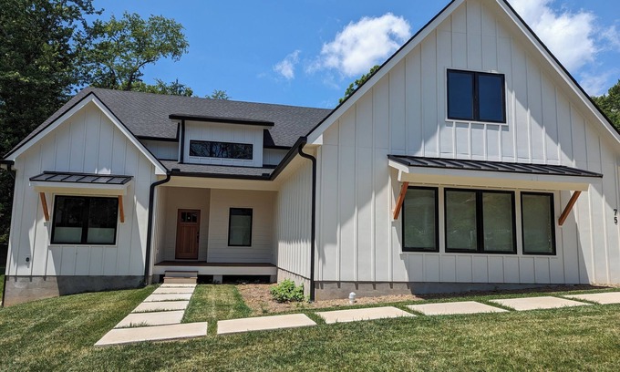Asheville House | Elegant Custom-Built Home with Pool & Hot Tub in Asheville