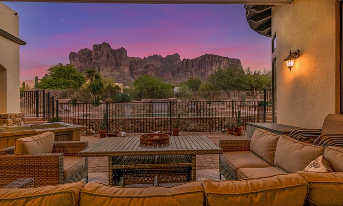 Apache Junction House | Exceptional Desert Retreat with Pool in Superstition Mountains