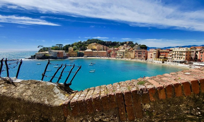 Chiavari Apartment | Elegant Design Apartment with Pool, Steps from the Beach