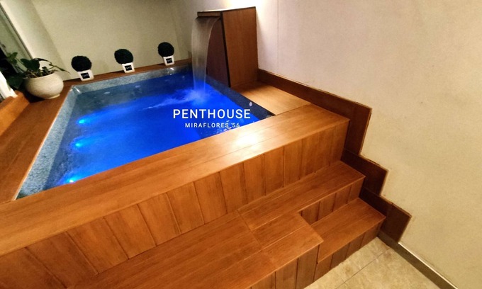 Miraflores Condo | Penthouse Retreat with Heated Pool & Ocean Views in Miraflores