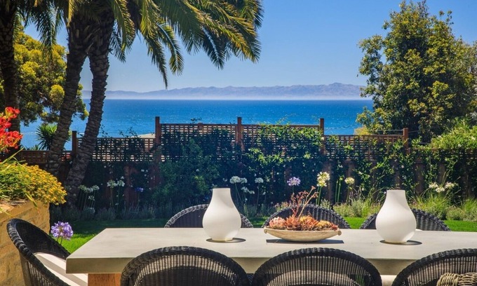 West Mesa Villa | Elegant Estate with Ocean Views on Santa Barbara Bluffs