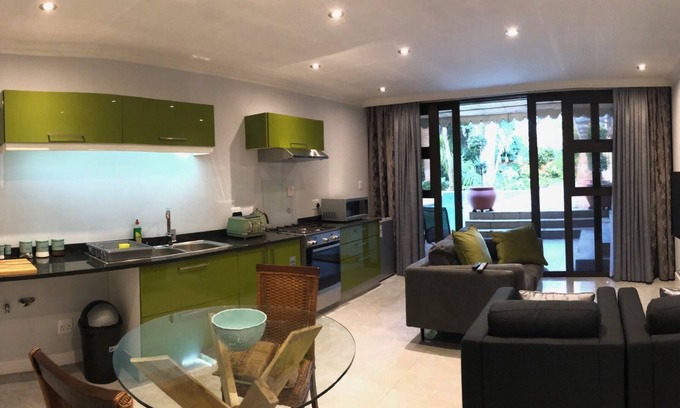 Bedfordview Apartment | Elegant Executive Apartment with Pool and Garden Views