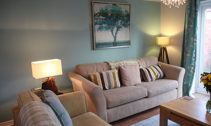 Seahouses House | Family Beach Retreat with Ocean View & Hot Tub, Rated 9.8