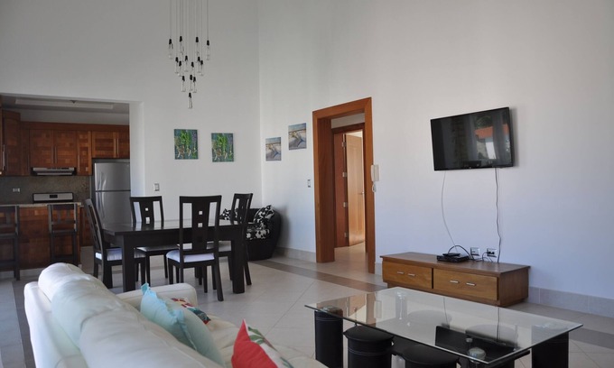 La Esplanada Condo | Family-Friendly Penthouse with Pool in Sosua Center