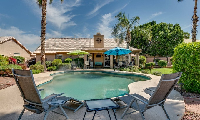 Palm Valley House | Family-Friendly Retreat with Pool and Golf Course Views