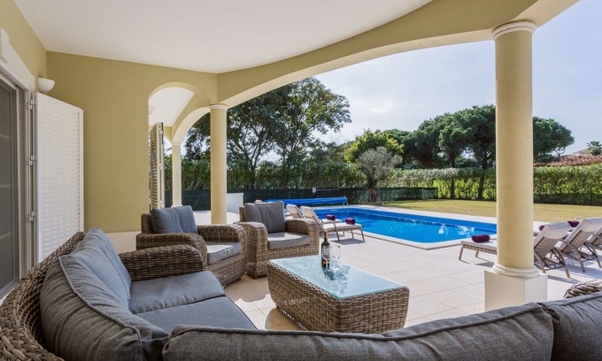 Quarteira Villa | Top-Rated Family Villa with Private Pool at VilaSol Golf