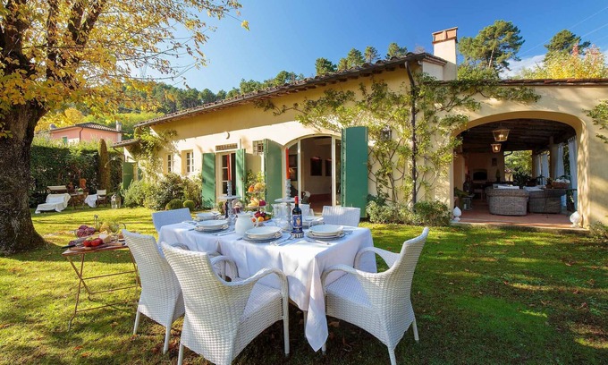 Camaiore Villa | Elegant Farmhouse Retreat with Private Pool in Camaiore