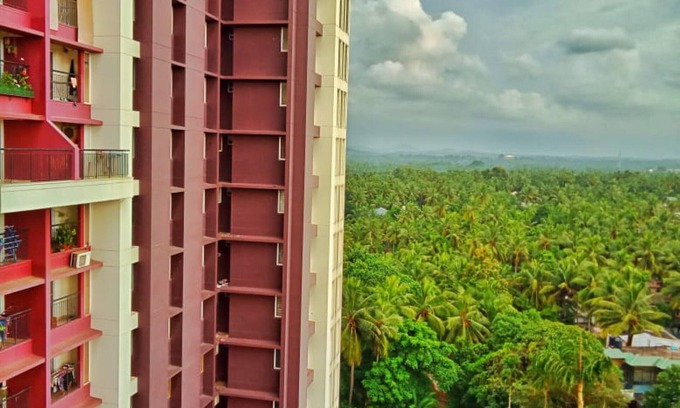 Kozhikode House | Stylish Flat with Pool for Daily, Weekly & Monthly Stays