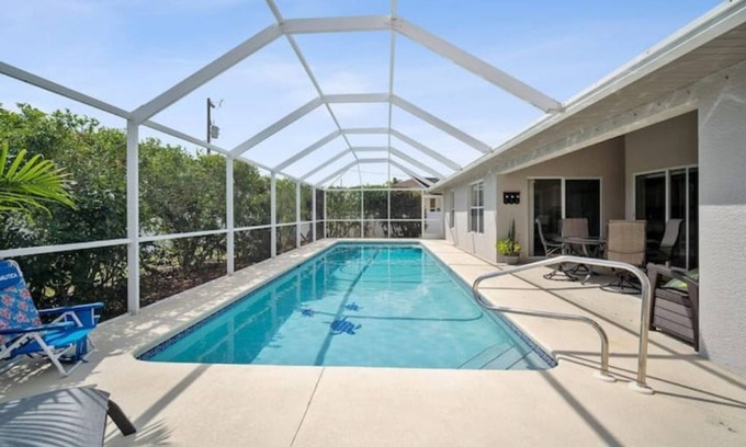 Mariner House | Unforgettable Cape Coral Retreat with Private Heated Pool