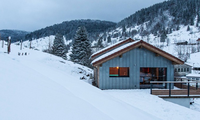 La Bresse Ski Chalet | Elegant Gite with Sauna and Climbing Room Near the Lake