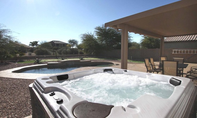 San Tan Valley House | Exceptional Golf Getaway with Heated Pool & Ocean Views
