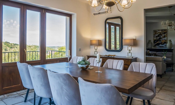 Ogliastro Cilento Villa | Elegant Hillside Villa with Scenic Country & Sea Views