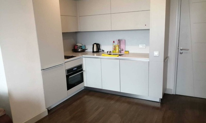 Bakırkoy Apartment | Elegant Home Steps from Metro with Private Pool Access