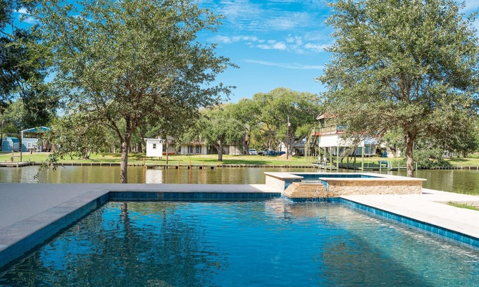 Cedar Lane House | Pet-Friendly Retreat on Caney Creek with Pool & Hot Tub