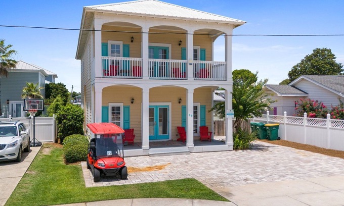 Crystal Beach House | Exclusive Carriage House with Private Pool & Beach Access