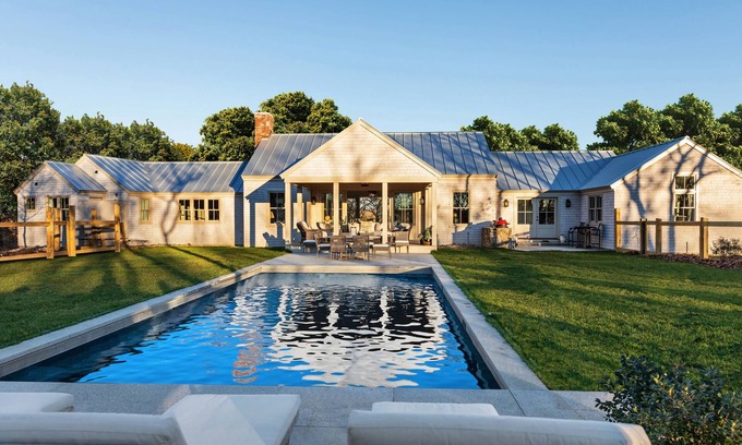 West Tisbury House | Elegant Home with Pool in Serene West Tisbury Retreat