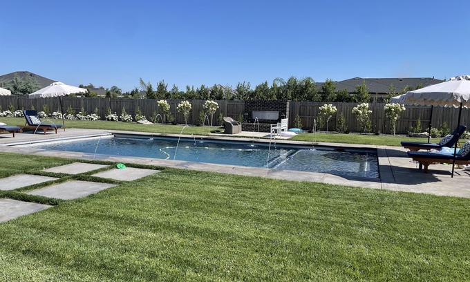 Chico House | Elegant Home with Private Pool in North Chico