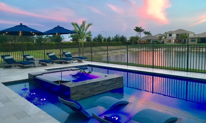 Naples House | Elegant Home with Pool, Spa & Oceanfront Views
