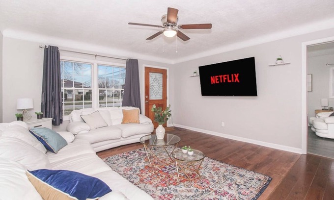 Cleveland House | Serene Escape with Fenced Yard & Spa Near Airport