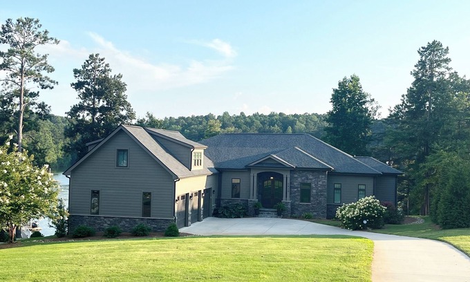 West Union House | Stellar Lake Keowee Waterfront Home with Private Dock