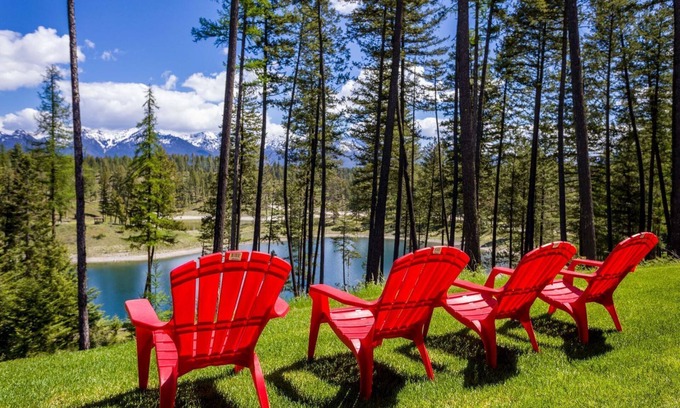 Bigfork House | Idyllic Lake View Escape with Trails, Ponds, and Kayaks