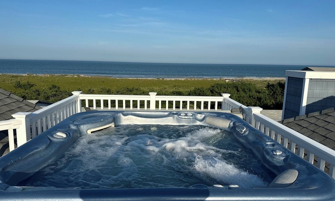 Beach Haven Villa | Luxury LBI Retreat 4BR, 4.5 BA ocean and bay views, hot tub, elevator. Sleeps 12