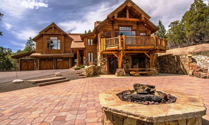 Timber Ridge Ranch Cabin | Elegant Lodge with Pool & Spa, Breathtaking Views in Colorado