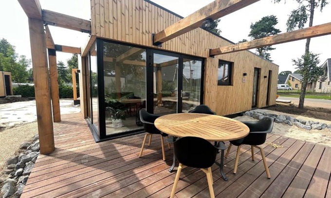Leuken House | Chalet Retreat with Pool in Scenic Leukermeer Park