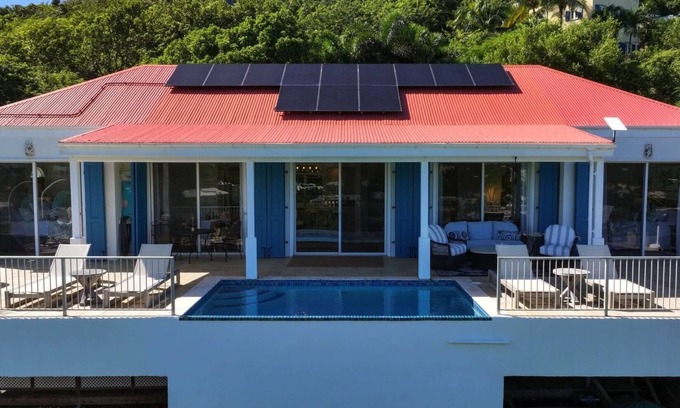 Great Cruz Bay Villa | Luxury Matching King Ensuite with heated private pool