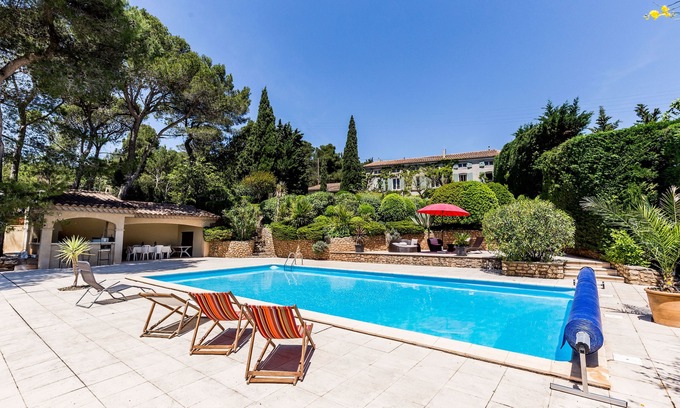 Fabrezan Villa | Experience Mediterranean Bliss with Pool and Ocean Views