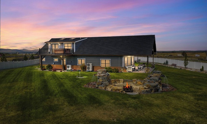 St. Ignatius House | Luxury Mission Valley Retreat - Views, Firepit, Game Room, Hot Tub, Sleeps 16
