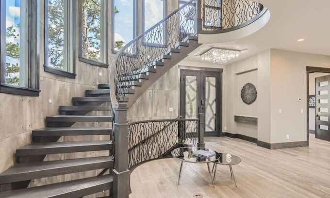 Homestead House | Elegant Mountain Retreat with Sauna & Speakeasy Near Red Rocks