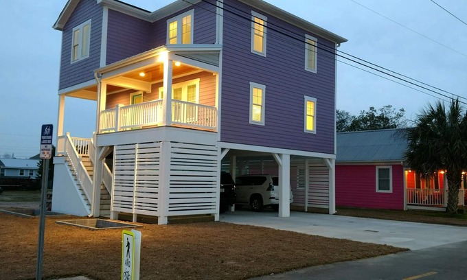 North Carolina Coast House | Oceanfront Home with City Views and 9.8/10 Guest Rating
