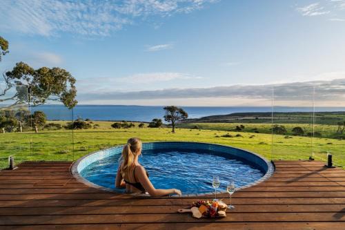 Cape Jervis House | Ocean View Retreat at Saltbush Farm with Pool Access