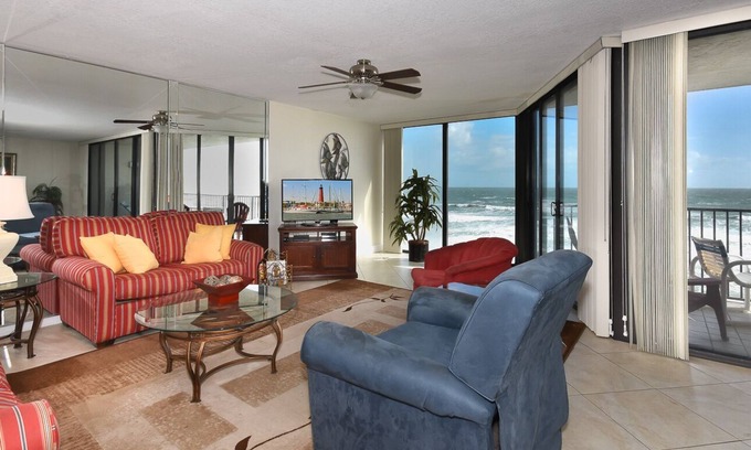 Bethune Beach Condo | Oceanfront Condo with Spectacular Views & Pool Access