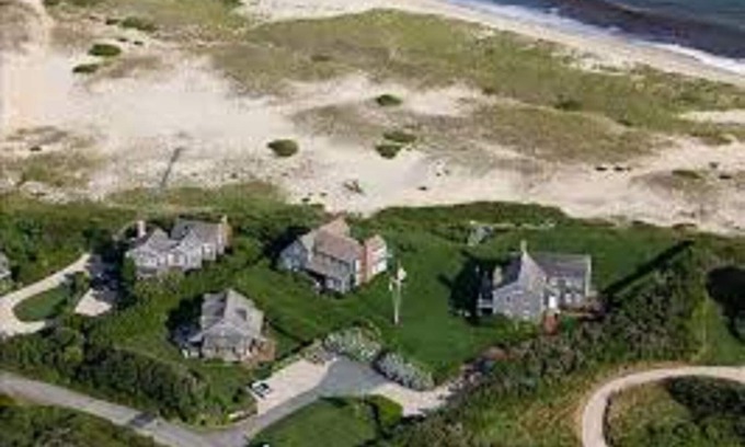 Tom Nevers House | Oceanfront Estate with Private Beach & Heated Pool