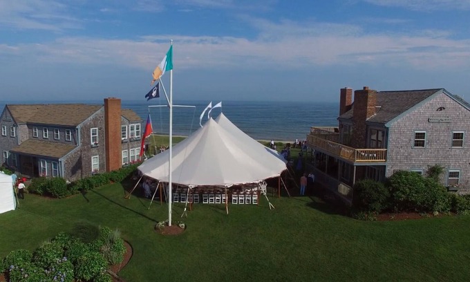 Tom Nevers House | Oceanfront Paradise: Private Beach, Pool & Spa Retreat