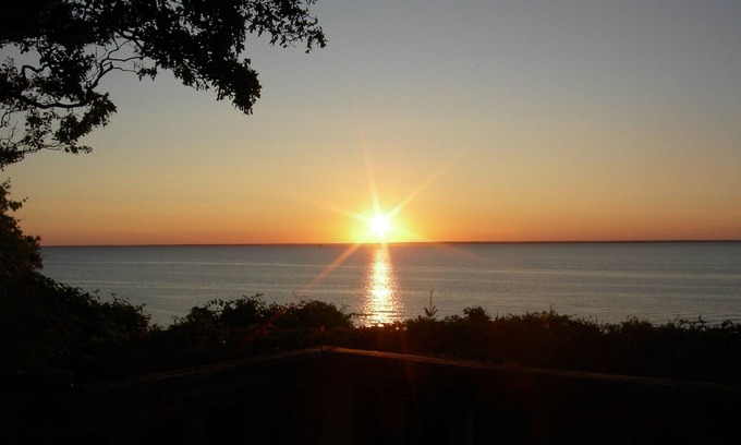 West Falmouth House | Oceanfront Retreat with Breathtaking Sunset Views & Pool