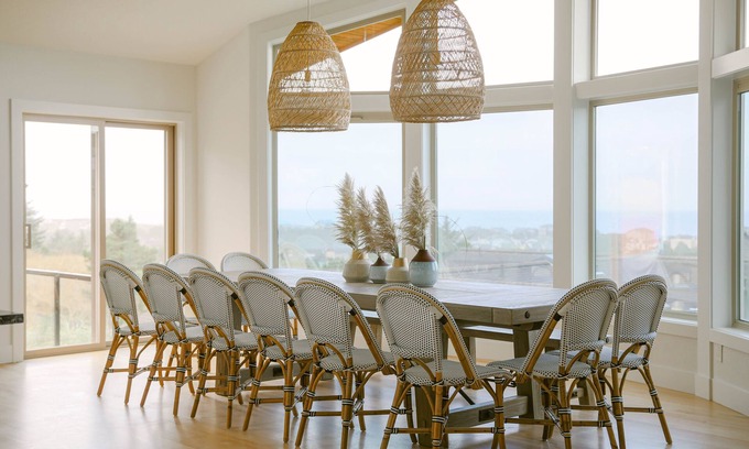 Pacific City House | Beachfront Oregon Coast Retreat with Hot Tub & Ocean Views