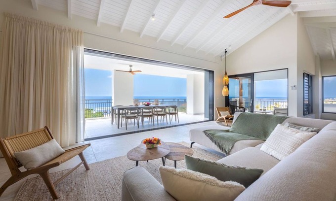 St. Marie Apartment | Exquisite Penthouse with Breathtaking Caribbean Views