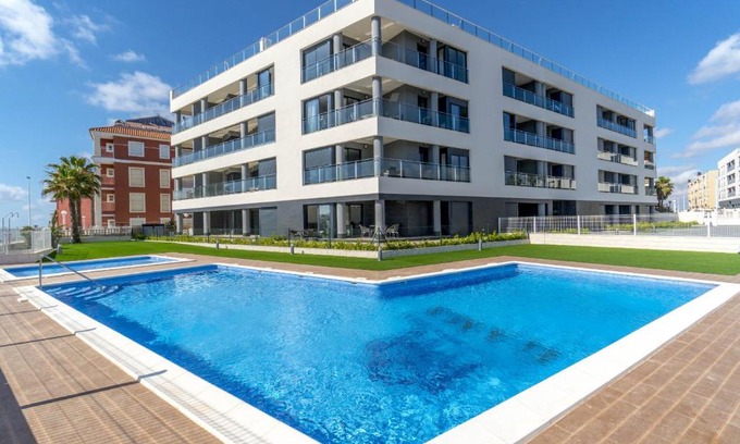La Mata Apartment | Elegant Pinada Beach: 4-Star Comfort with Ocean Views